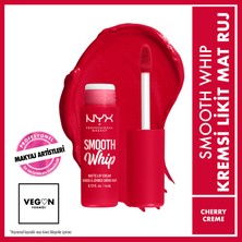 Nyx Professional Makeup Smooth Whip Kremsi Likit Mat Ruj - Cherry Creme