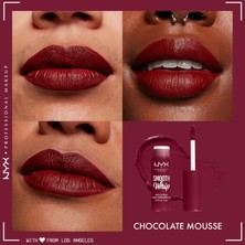 Nyx Professional Makeup Smooth Whip Kremsi Likit Mat Ruj - Chocolate Mousse