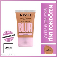 Nyx Professional Makeup Blur Tint Ciltte Filtre Etkili Fondöten - 10 Medium