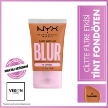 Nyx Professional Makeup Blur Tint Ciltte Filtre Etkili Fondöten - 13 Caramel