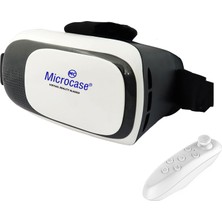 Microcase Vr 3D Sanal Gerçeklik Gözlüğü + Vr Kablosuz Bluetooth KUMANDA-AL4755