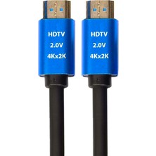 Gold Step 4K Ultra Hd 2.0V Alüminyum Başlık Altın Uçlu Hdmi Kablo