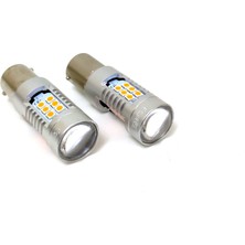 Femex Platinum P21W 1156 Tek Duy LED Ampul Koyu Turuncu Mercekli