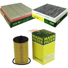 Mann Chevrolet Cruze 1.6 Mann Periyodik Bakım Filtre Seti (Karbonlu Polen)
