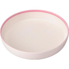 Porland Ruby Doğa Pembe Çukur Tabak 19 cm