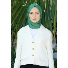 Bambu Kraş Şal - Yosun Yeşili