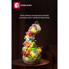 Sembo Block Huayan Cayı Muzikli Florist Seti 575 Parça Yapı Blokları LEGO ile Uyumlu (611050)