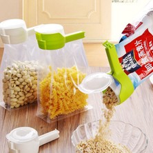 Yadong Shop B C0028-GRI Tarzı Atıştırmalık Mühürleme Kelepçesi Plastik Taze Tutma Kapatıcı Mühürleyici Abur Cubur Muhafaza Poşeti Kelepçe (Yurt Dışından)