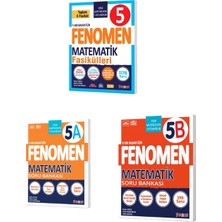 Fenomen Yayıncılık 5 Matematık A - B Soru Bankası - Matematik Fasikül Set 3 Kitap