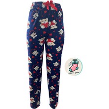Lüx Unisex Mikro Süet Cepsiz Pijama Altı Tek Alt S5 - Çorap Hediyeli.