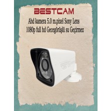 Bestcam Ahd 3350 Kamera 5 Mega Piksel Sony Lensli 1080P Full Hd Gece Görüşlü Su Geçirmez Kamera
