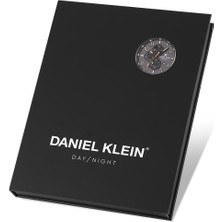 Daniel Klein Çelik Kordon & Deri Kordonlu Iç Fonksiyonları Aktif 3 Atm Erkek Kol Saati SET.10737.S1