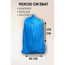 Mavix 90X130 Mavi  Büyük Boy Ultra Kalın Ev Nakliye Eşya Taşıma poşeti  Taşınma çuvalı Kokusuz 10 ADET