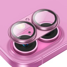 Microcase Apple iPhone 16/16 Plus Kamera Camı Lens Koruyucu Halka Set  -  AL3130