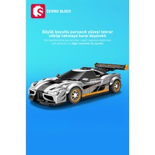 Sembo Block Famous Cars Koenigsegg One:1 244 Parça Yapı Blokları  ile Uyumlu (714005)