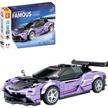 Sembo Block Famous Cars Zonda R 254 Parça Yapı Blokları LEGO ile Uyumlu (714007)