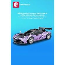 Sembo Block Famous Cars Zonda R 254 Parça Yapı Blokları LEGO ile Uyumlu (714007)