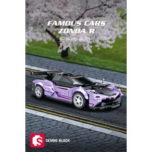 Sembo Block Famous Cars Zonda R 254 Parça Yapı Blokları LEGO ile Uyumlu (714007)