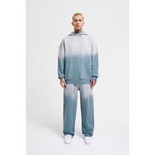 Erkek Gradient Yıkamalı Ghost Eşofman Altı