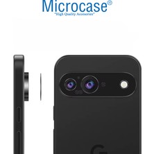 Microcase Google Pixel 9 Uyumlu Kamera Lens Koruma Halkası - Kapalı Tasarım -Siyah AL3401