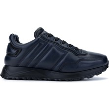 Fabi Erkek  Deri Lacivert Sneakers & Spor Ayakkabı 510 FU1240BL Erk Ayk SK24-25 Blu/nero