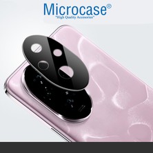 Microcase Honor 200 Uyumlu Kamera Lens Koruma Halkası - Kapalı Tasarım -Siyah AL3401