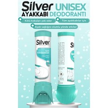 Silver Silver Ayakkabı Deodorantı Koku Giderici Önleyici Sprey 100ML X2 Adet