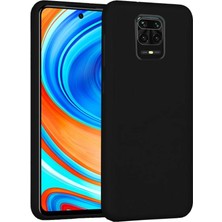 Piyasa Sepeti Xiaomi Redmi Note 9 Pro Max İçi Kadife Silikon Kılıf Siyah
