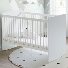 Baby When BW1020 Sallanır Sabitlenir Kademeli Beşik 60X120 Beyaz