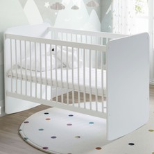 Baby When BW1020 Sallanır Sabitlenir Kademeli Beşik 60X120 Beyaz