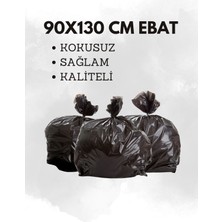 Mavix 90X130 Siyah Büyük Boy Ultra Kalın Ev Nakliye Eşya Taşıma poşeti Taşınma çuvalı Kokusuz 5 Adet