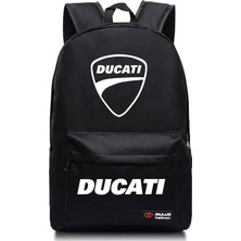 Overseas Treasures Erkek Ducati Ayarlanabilir Omuz Askılı Günlük Baskılı Sırt Çantası (Yurt Dışından)