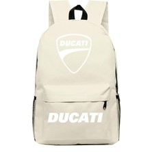 Overseas Treasures Erkek Ducati Ayarlanabilir Omuz Askılı Günlük Baskılı Sırt Çantası (Yurt Dışından)
