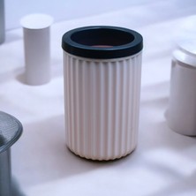 Dore Voir 3 Parça Sert Plastik Banyo Seti / Sıvı Sabunluk Diş Fırçalık ve Katı Sabunluk