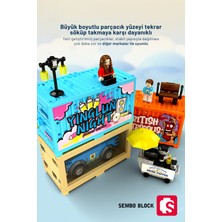 Sembo Block Famous Cars Londra Telefon Kulübesi 257 Parça Yapı Blokları LEGO ile Uyumlu (714512)