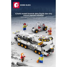 Sembo Block 8'i 1 Arada Kar Kurtarma Seti 993 Parça Yapı Blokları LEGO ile UYUMLU(2752-2759)