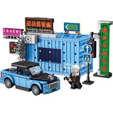 Sembo Block Hong Kong Street Scene Bk.5 Caddede 264 Parça Yapı Blokları LEGO ile Uyumlu (714526)