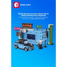 Sembo Block Hong Kong Street Scene Bk.5 Caddede 264 Parça Yapı Blokları LEGO ile Uyumlu (714526)