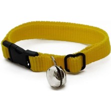 Örgü Kedi Boyun Tasması Sarı Turuncu