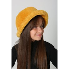 REMSA Çocuk Peluş Bucket Şapka Rkş-Ç-01 Hardal