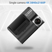 Twogo Rv-4k / Go-4k Dashcam Mobil Dvr Yol Kayıt Kamerası Iki Kanal Kayıtlı Wifi Izleme Kamera