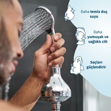 Tapp Water Showerpro - Duş İçin Su Arıtma Filtresi Kireci, Kloru ve Ağır Metalleri Filtreler + 1 Kartuş