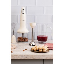 Smeg Krem El Blender Set HBF02CREU