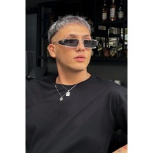 Falan Eyewear Dımpıl Erkek Rave Güneş Gözlüğü Şeffaf-Siyah