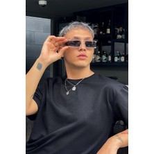 Falan Eyewear Dımpıl Erkek Rave Güneş Gözlüğü Şeffaf-Siyah