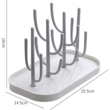 Overseas Treasures Bebek Şişe Kurutma Rafı (Gri) (Yurt Dışından)