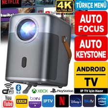 Vankyo H300A Android Tv 4K Destekli Projeksiyon Cihazı