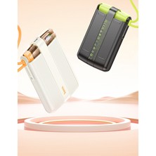 Hoco J127 Dijital Göstergeli Dual Kablolu 20W Hızlı Şarj Destekli 10.000 Mah Pd Mini Powerbank