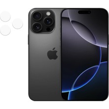 Microcase Apple iPhone 16 Pro Max Kamera Camı Lens Koruyucu Nano Esnek FILM - AL3400