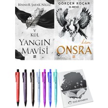 Onsra 3 Kam ve Dokuz Yayınları Yangın Mavisi 5 Kül Binnur Şafak Nigiz + Hediyeli